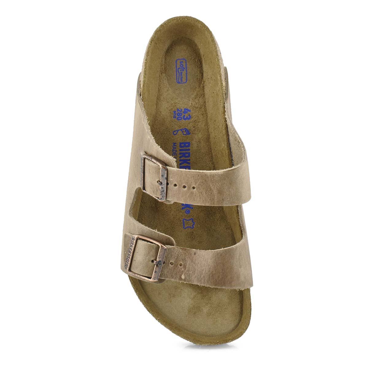 Birkenstock - Men - Arizona Oiled-Nubuck Sandals Brown