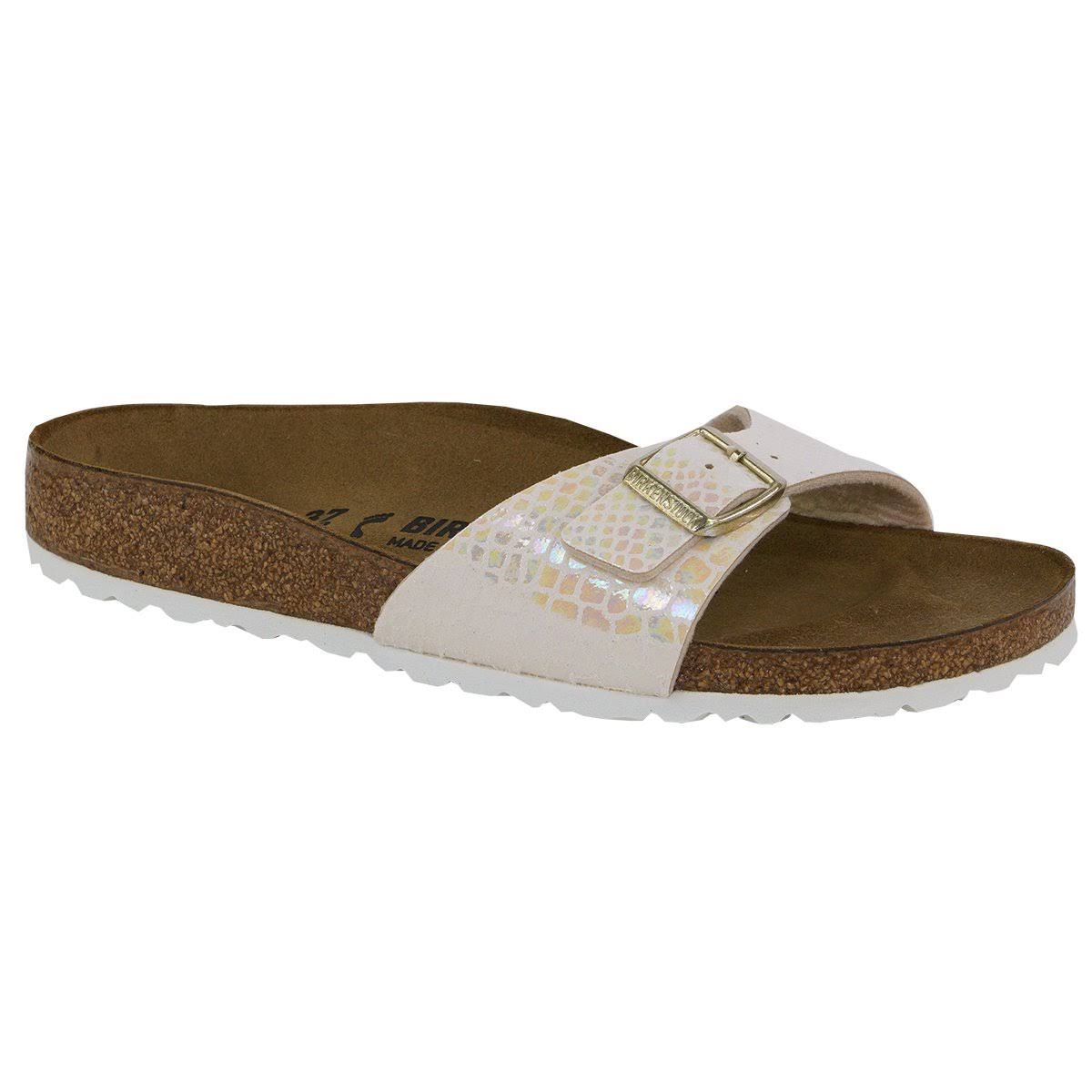 Birkenstock Madrid Narrow Sandal - Women's Silver, 38.0