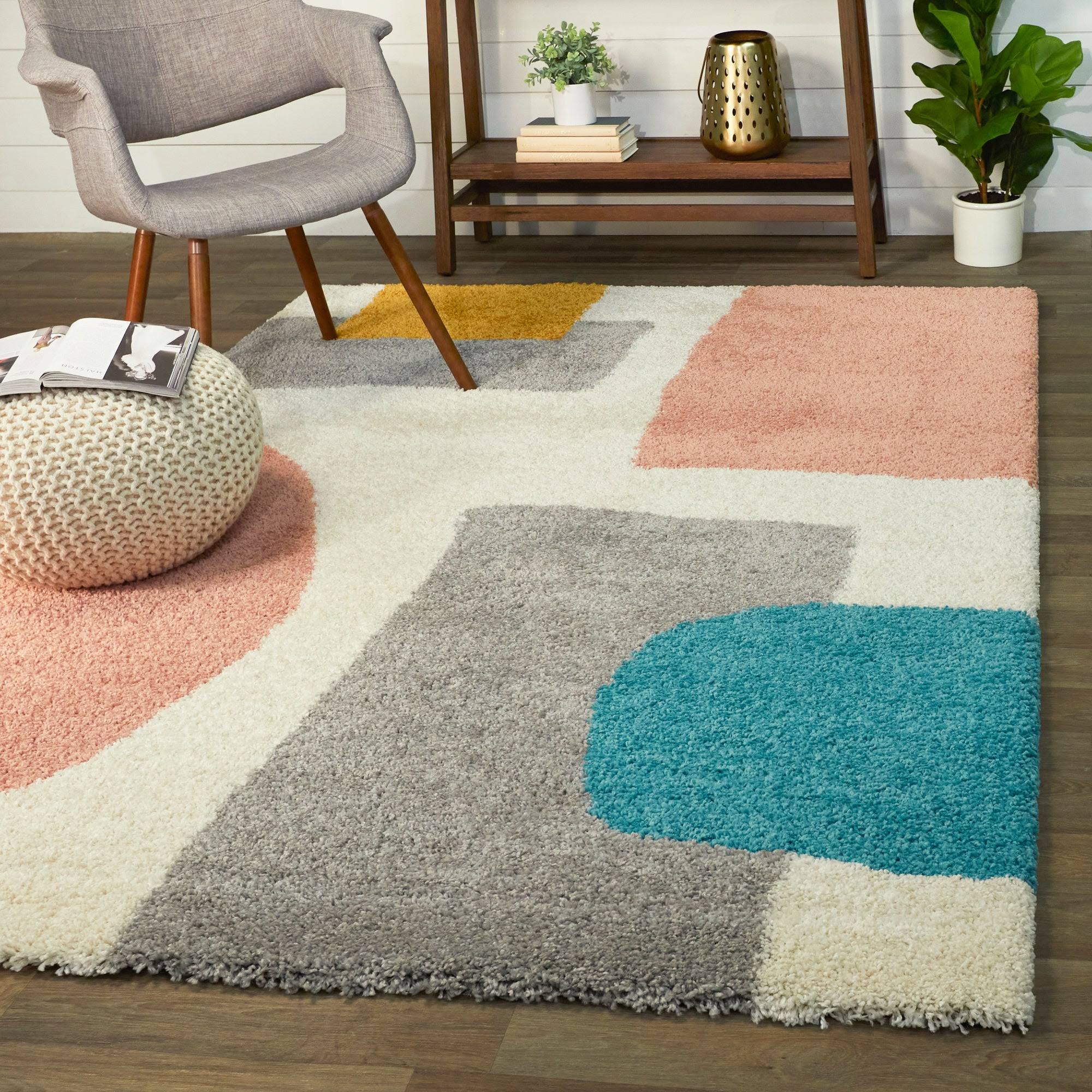 BALTA Chapelle Grey 8 ft. x 10 ft. Modern Geometric Area Rug