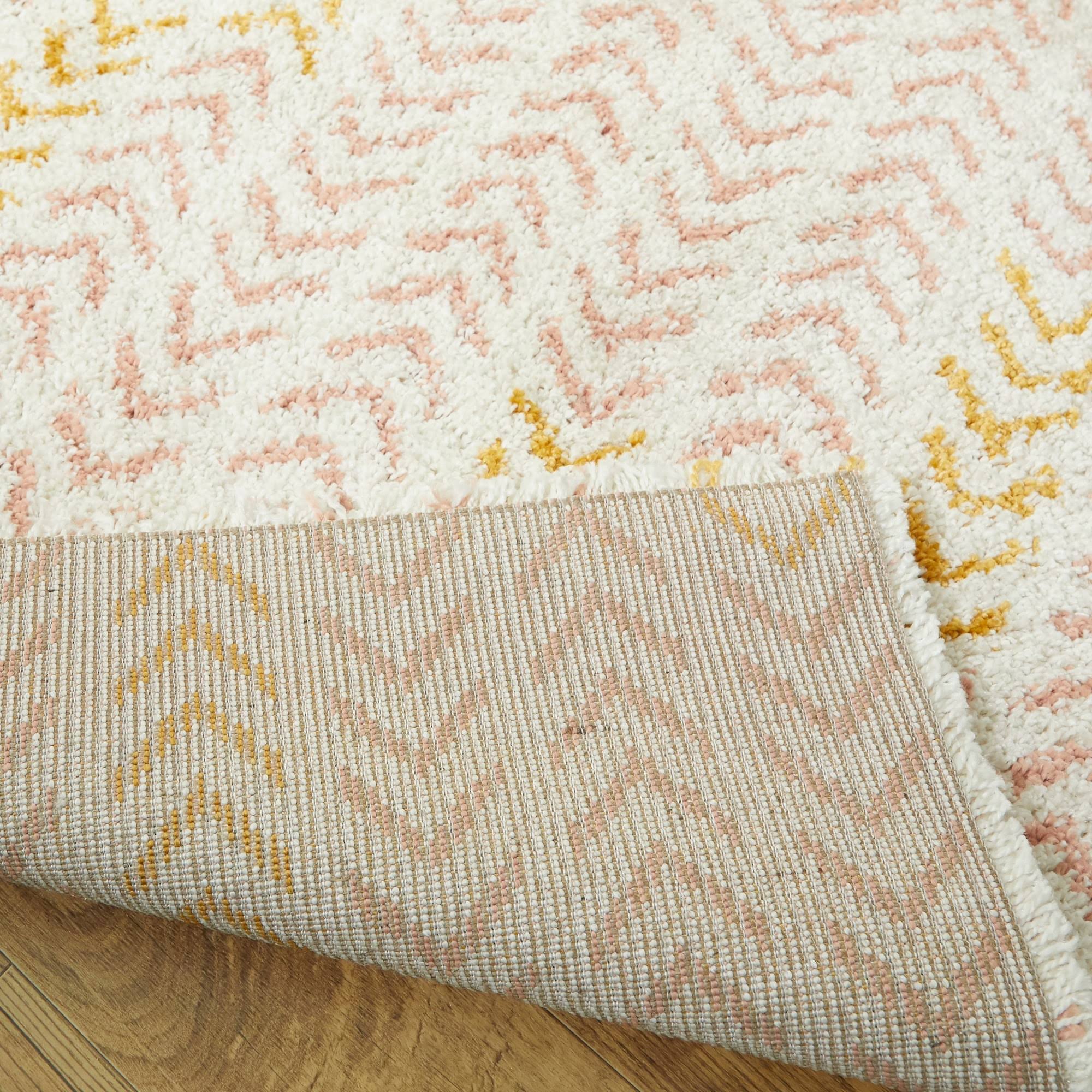 BALTA Elena Pink 8 ft. x 10 ft. Arrow Transitional Area Rug