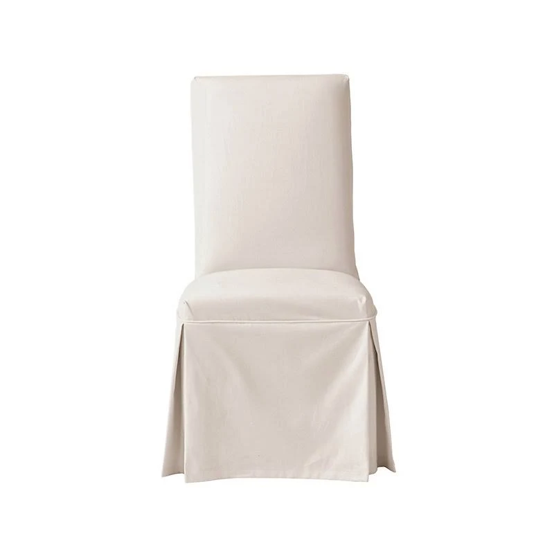 Parsons Chair Slipcover - Ballard Essential Off White Twill - Ballard Designs