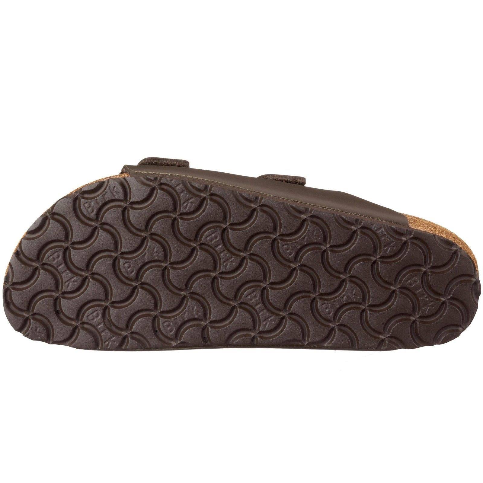 Birkenstock Leather Sandals Arizona Dark Brown / 44