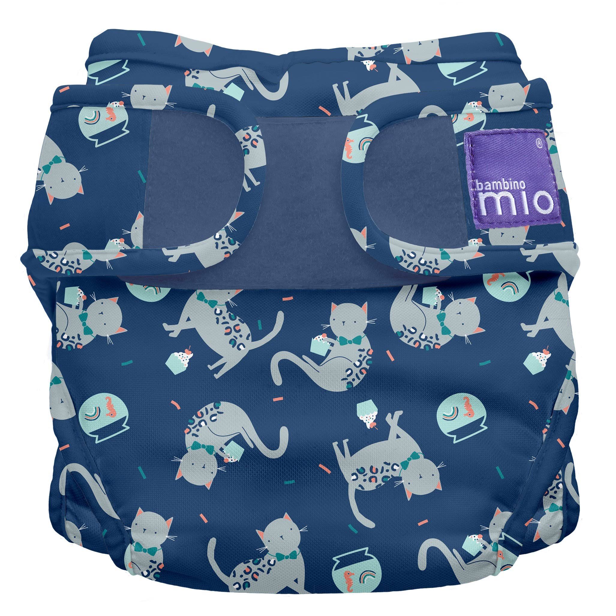 Bambino Mio mioduo Cloth Diaper Cover, Feline Fiesta / Size Two