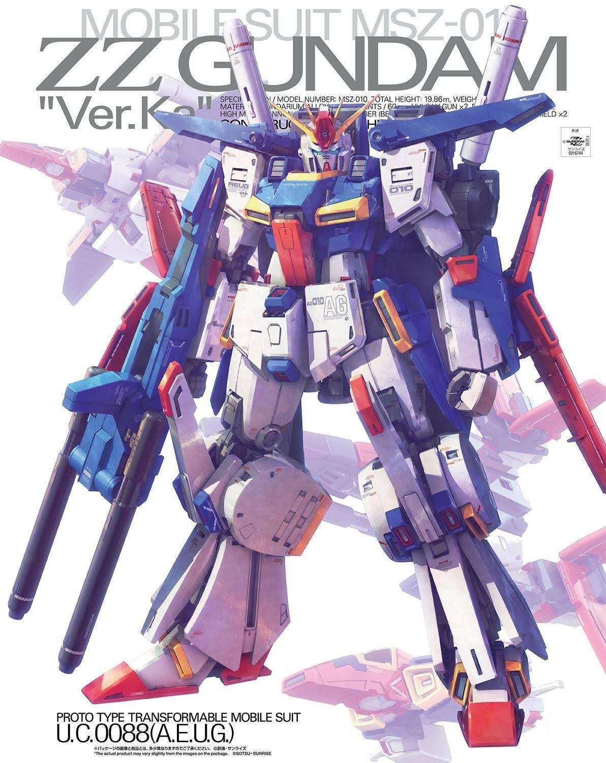 ZZ Gundam Ver.Ka Bandai mg 1/100 Scale Model Kit