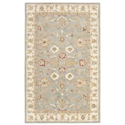 Charlton Home Otwell Blue/Beige Area Rug - Rug Size: 9& x 12&