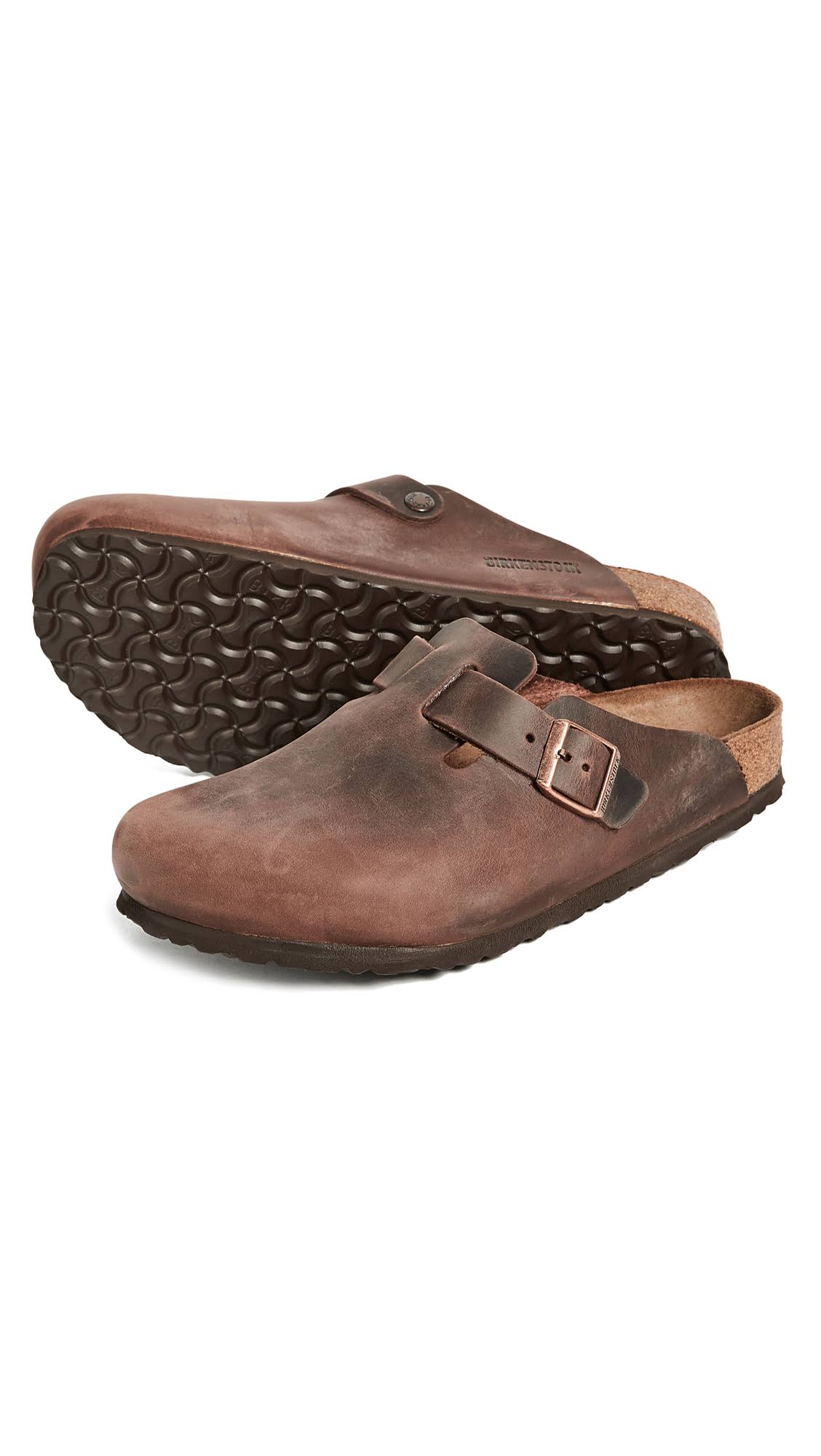 Birkenstock Boston Soft Footbed (43 Habana Oiled Leather)