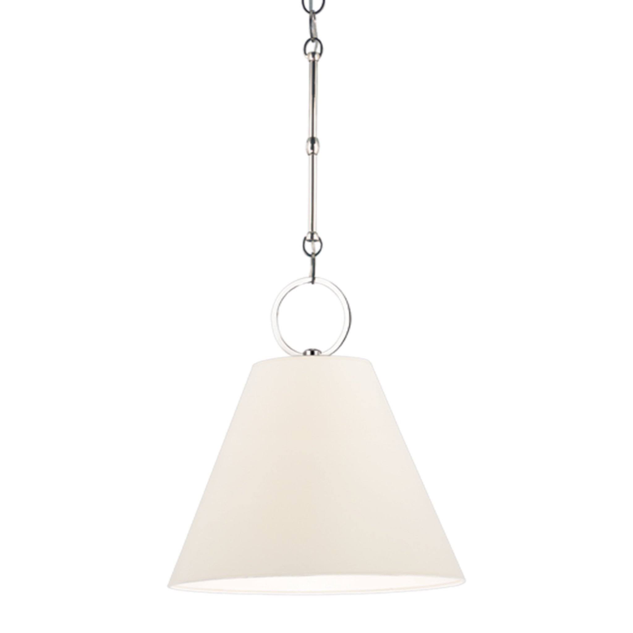 Hudson Valley 5612-PN Altamont 1 Light Pendant Polished Nickel