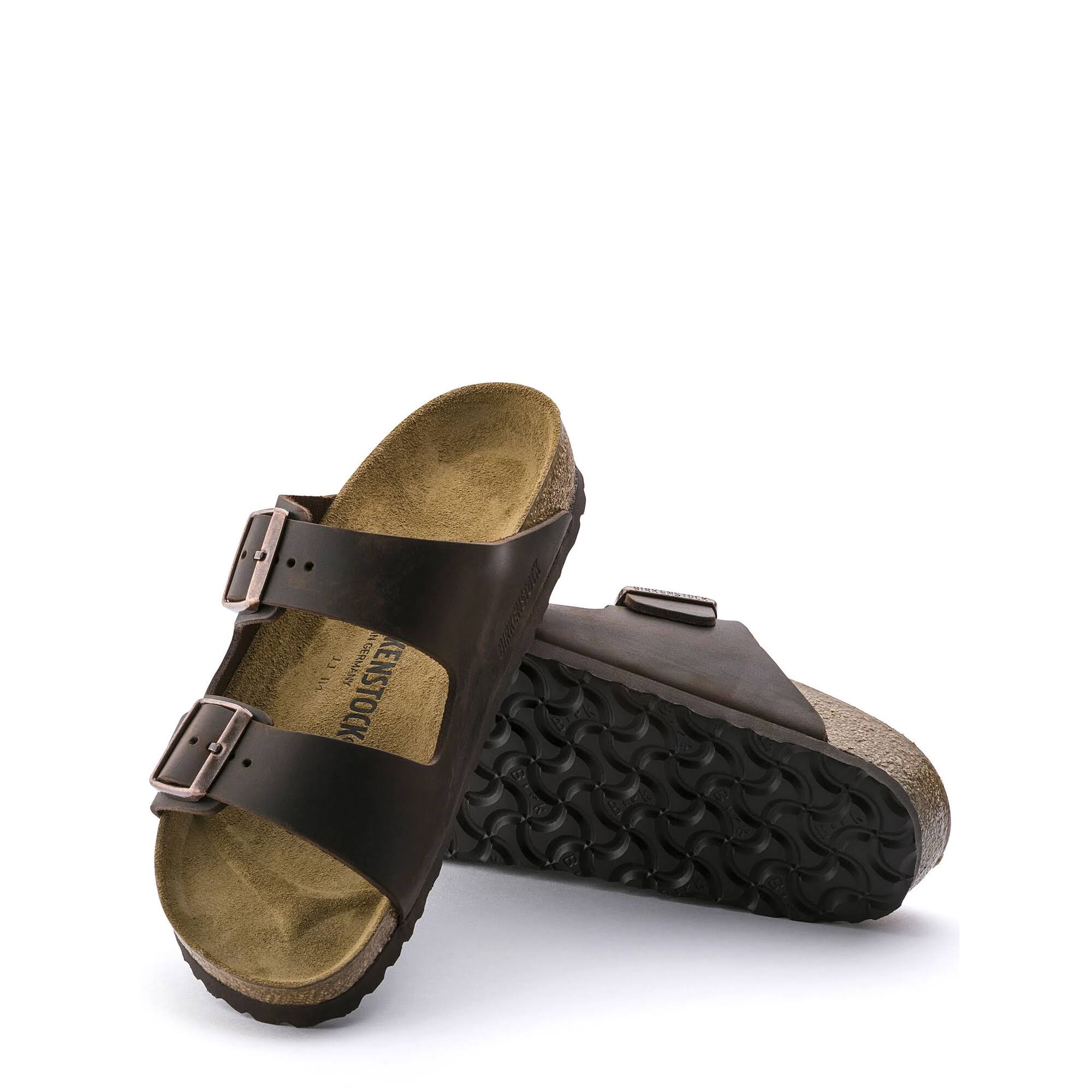 Birkenstock Arizona Oiled Leather Black Sandal