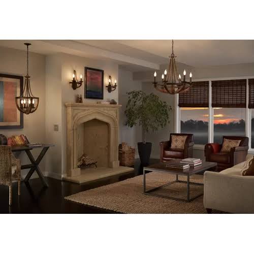 Sylvie 6-Light Candle Style Empire Chandelier