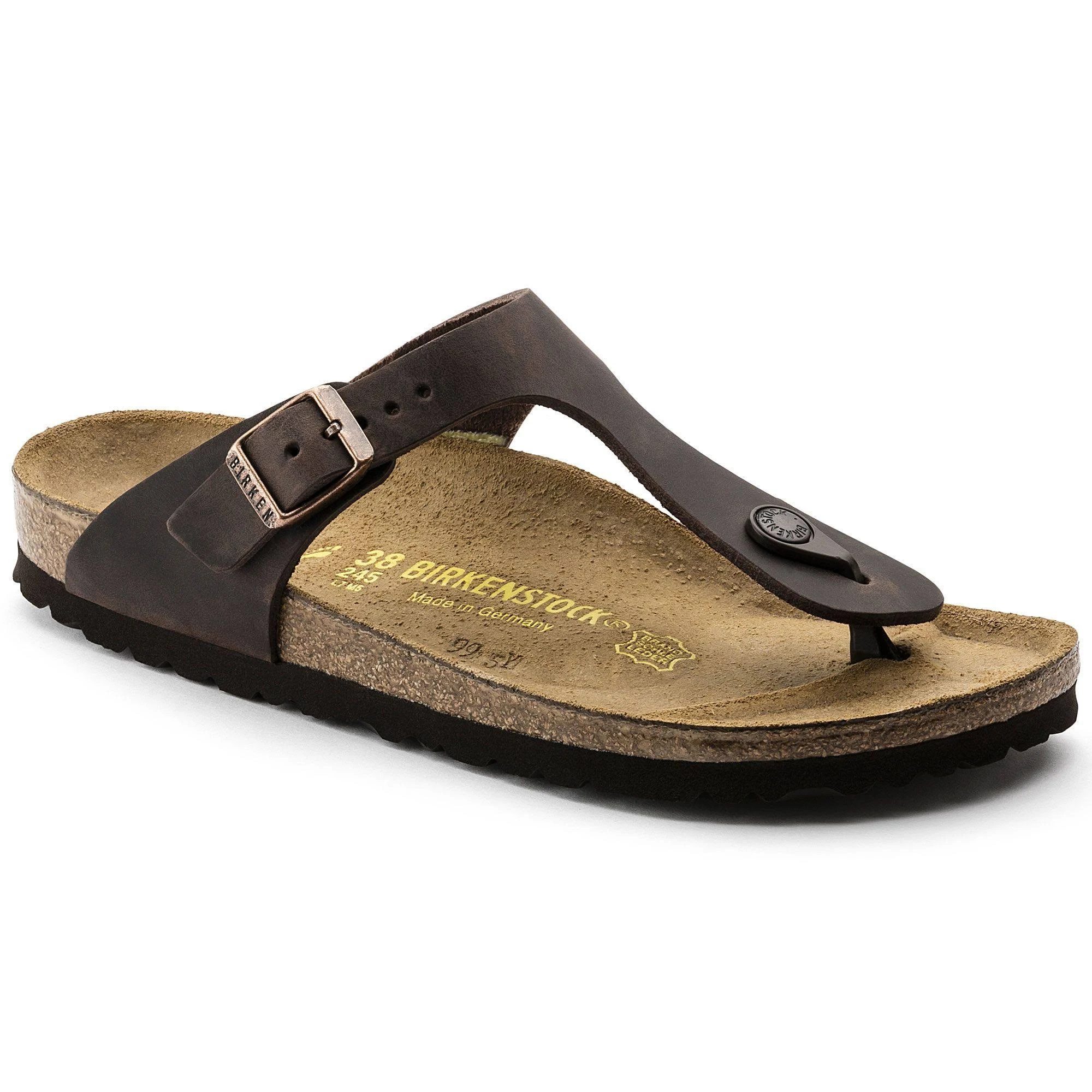 Birkenstock Women's Gizeh Sandal,Habana,41 M EU