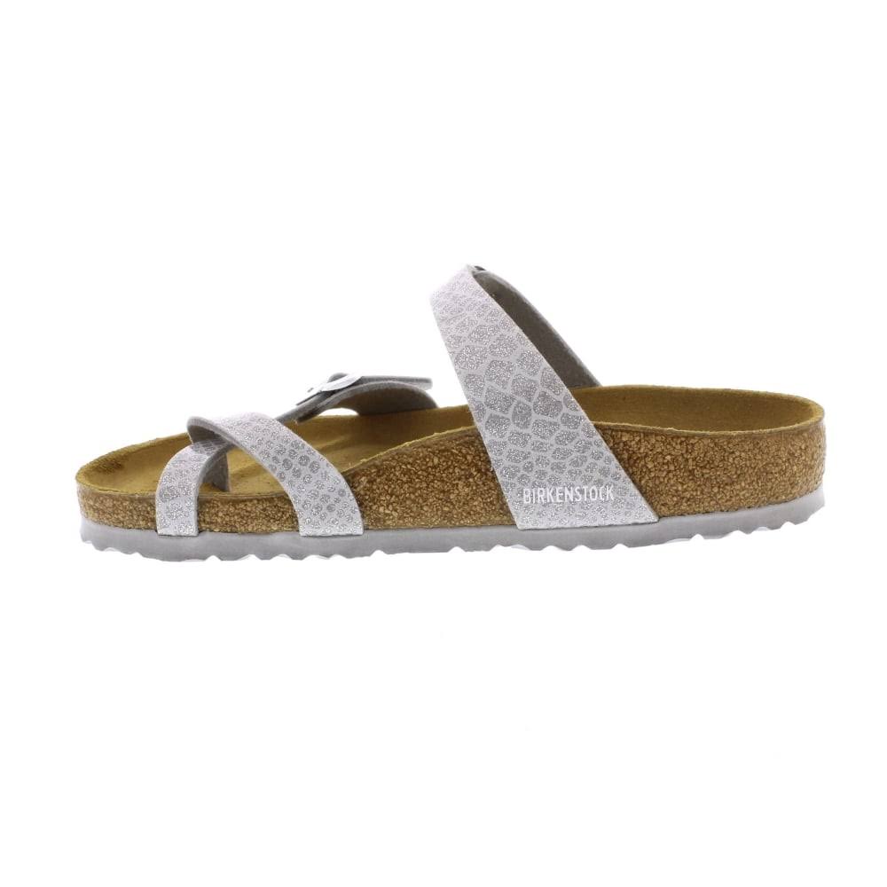 Birkenstock Thong Sandal Mayari Magic Snake Silver 40 EU / Regular