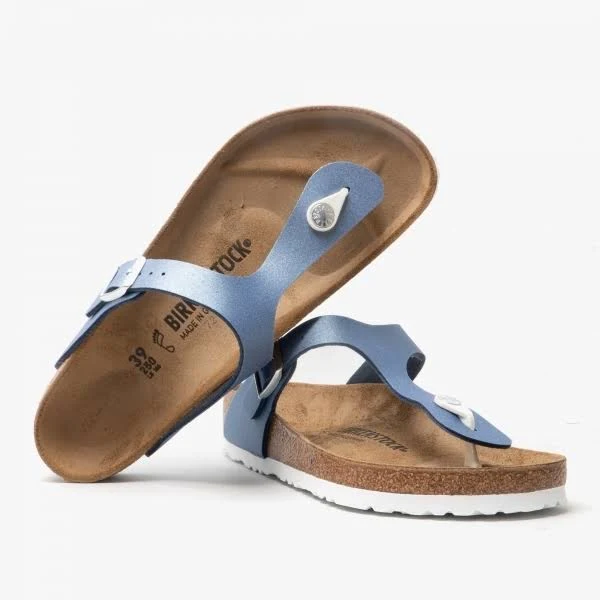 Birkenstock Gizeh 1016862 Ladies Toe Post Sandals Azure Blue: EU
