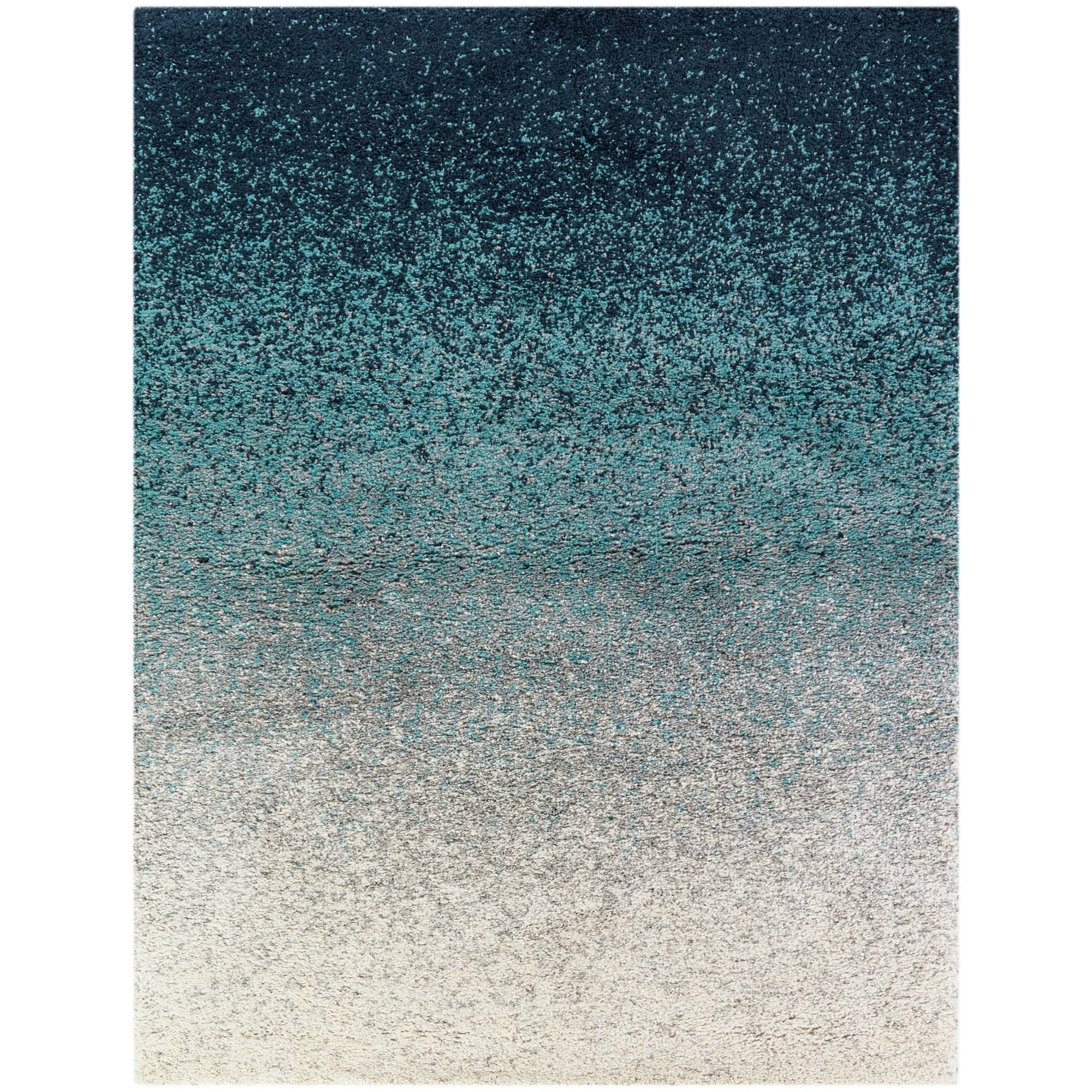 BALTA Patterson Blue 5 ft. x 7 ft. Gradient Shag Area Rug