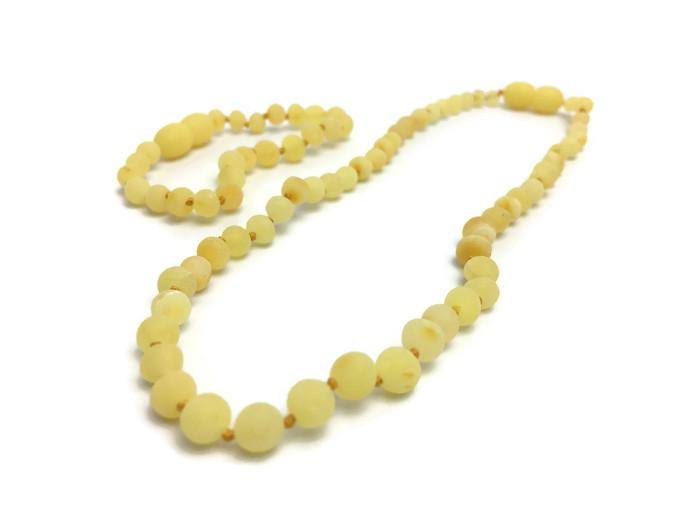 Raw Milk Set Baltic Amber Necklace for Baby, Infant, Toddler, Kids.