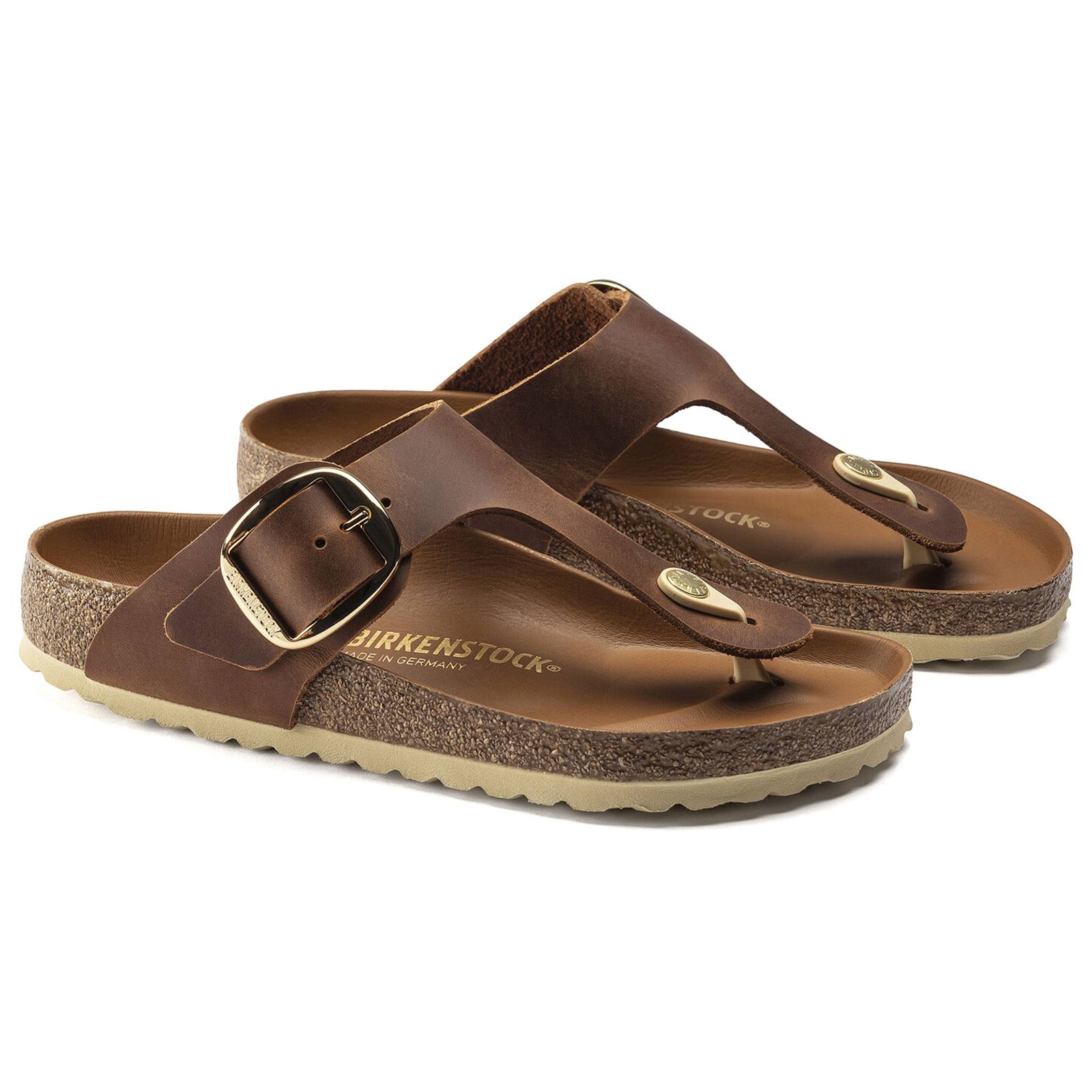 Birkenstock Gizeh - Big Buckle Cognac