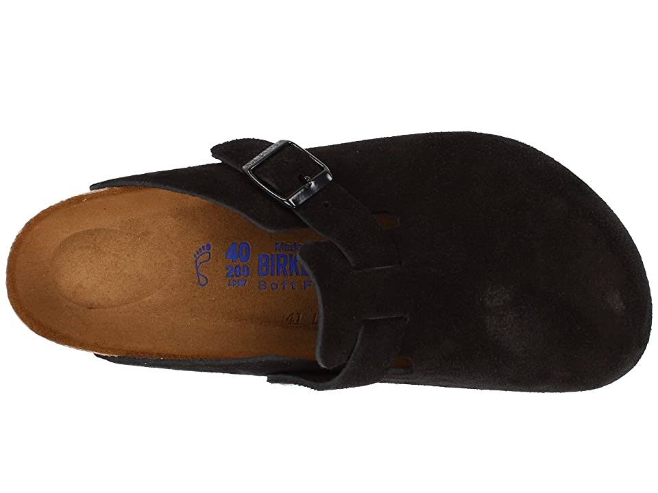 Birkenstock Boston Soft Footbed - Black Suede Size 41