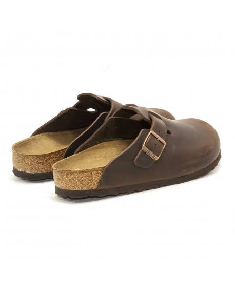 Birkenstock Boston Leather Clog - Women's Habana Oiled Leather, 37.0