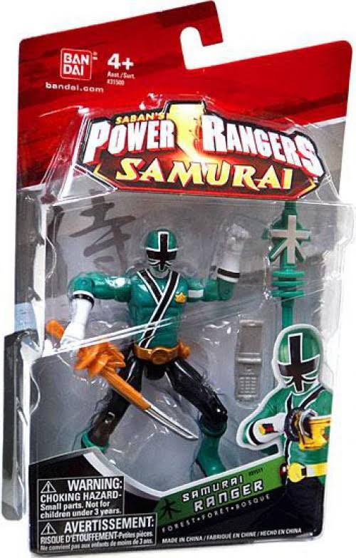 Power Rangers Samurai Ranger Forest Action Figure