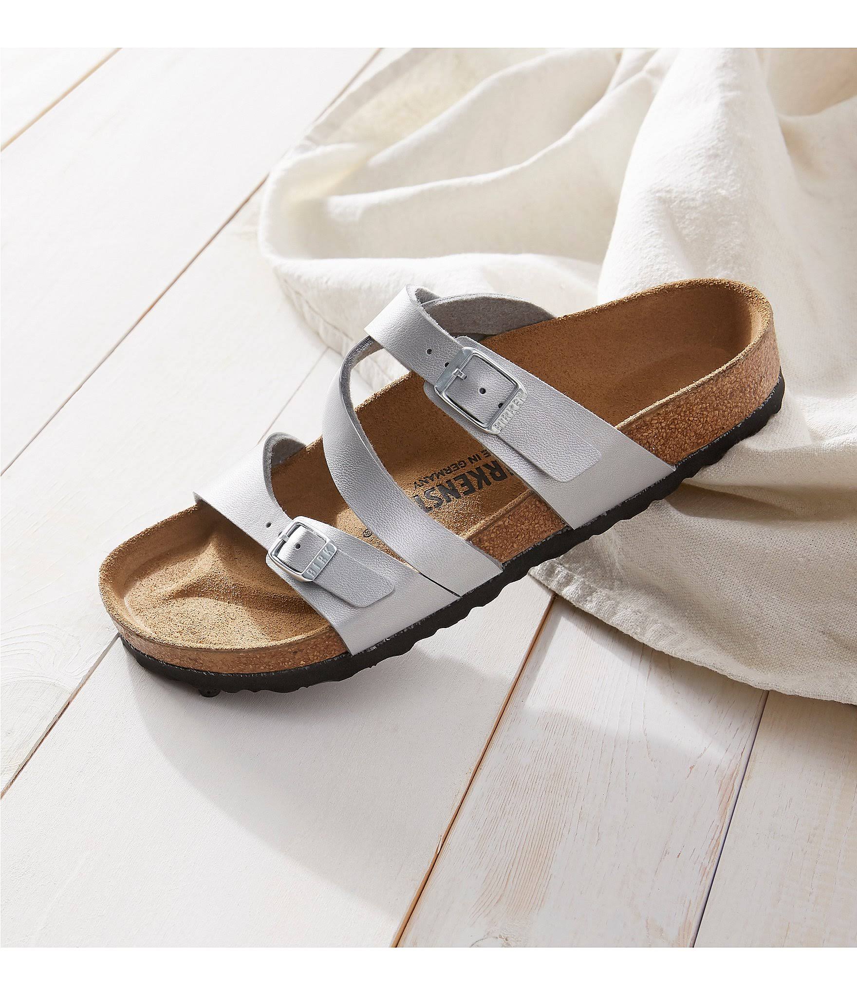 Women's Birkenstock Salina, Silver, 39