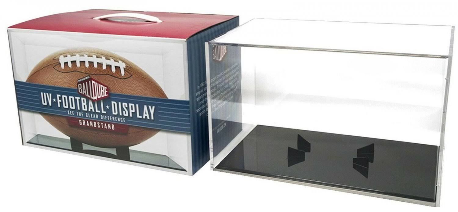 Ballqube Grandstand UV Protective Football Display Case