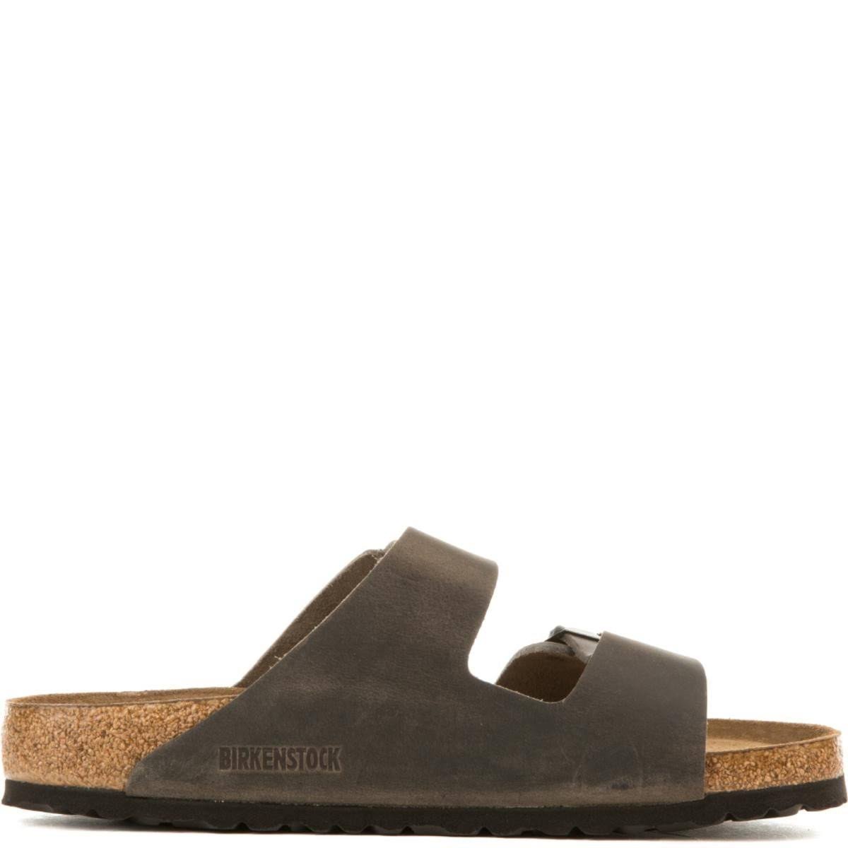 Birkenstock Arizona Soft Footbed (36 Iron Oiled Leather)
