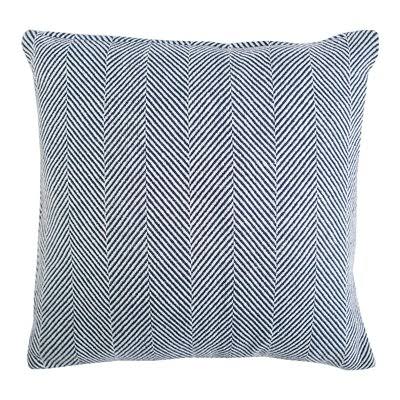 Anthonyville Cotton Throw Pillow Cover & Insert Color: Ink