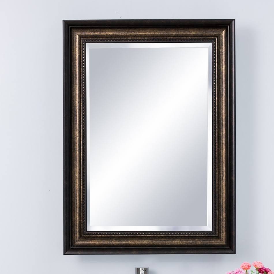 Surface Mount Framed Medicine Cabinet with 3 Adjustable Shelves Birch Lane