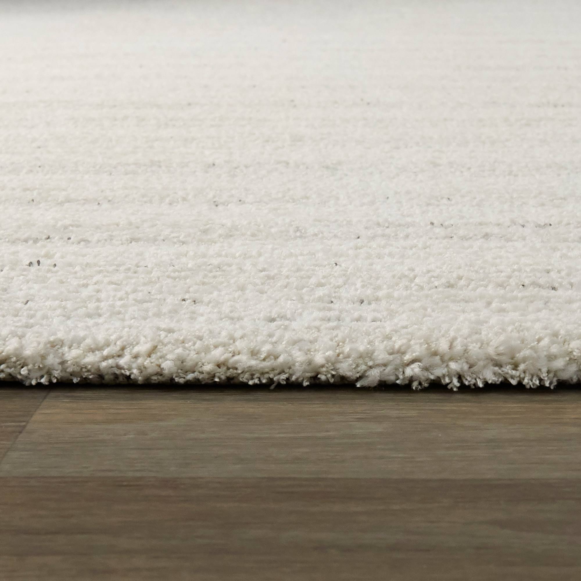 BALTA Paxton Ivory 5 ft. x 7 ft. Stripe Shag Area Rug