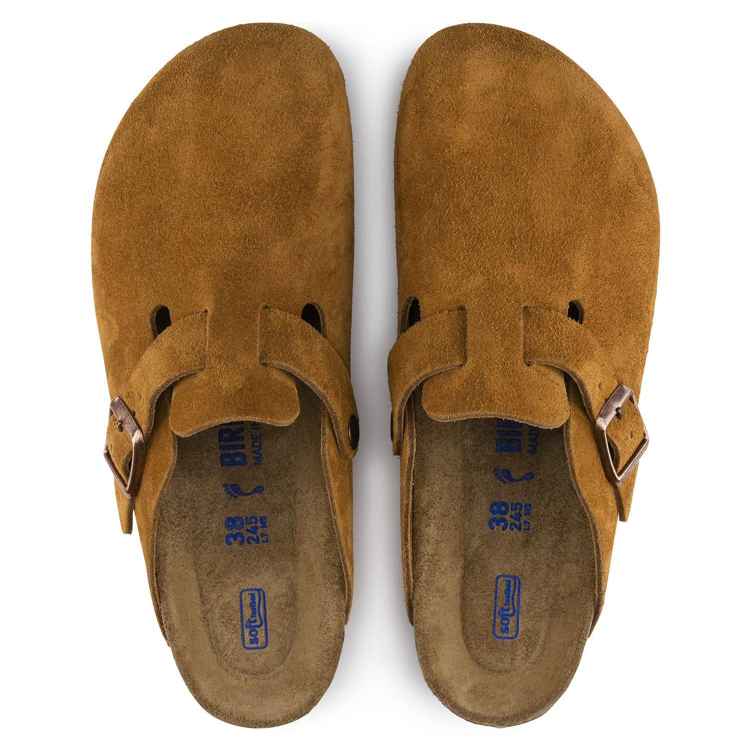Birkenstock Boston Soft Footbed (42 Mink Suede)