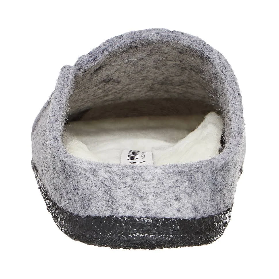 Birkenstock Zermatt Standard Narrow Ladies Slippers - Light Grey