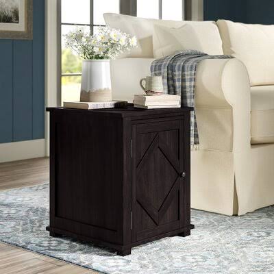 Beacham End Table with Storage Birch Lane
