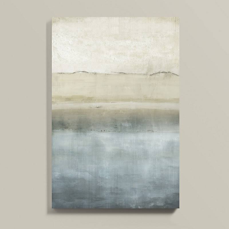 Pacific View Stretched Canvas 36x22 x 24x22 - Ballard Designs