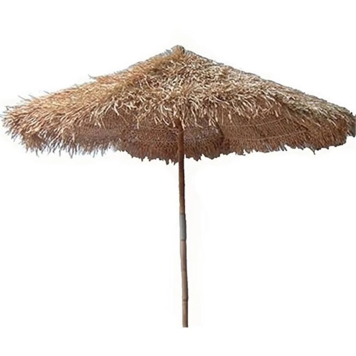 Bamboo54 Thatch Patio Umbrella, Size: 7 ft., Beige