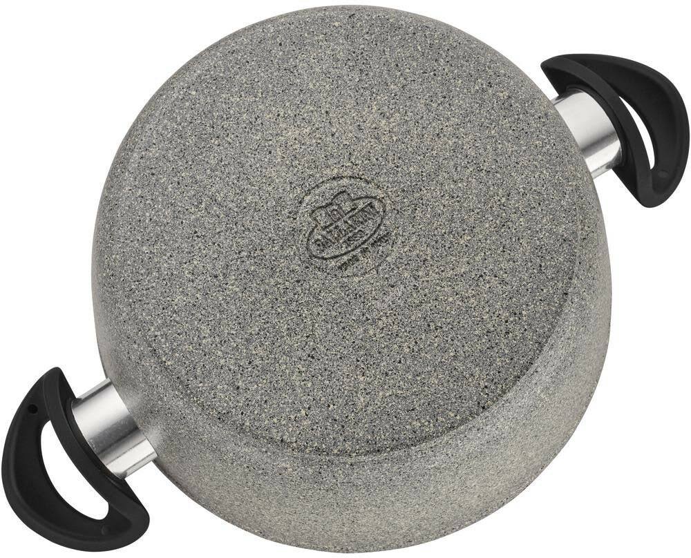 Ballarini Parma 10pc Aluminum Nonstick Cookware Set, Marled Grey