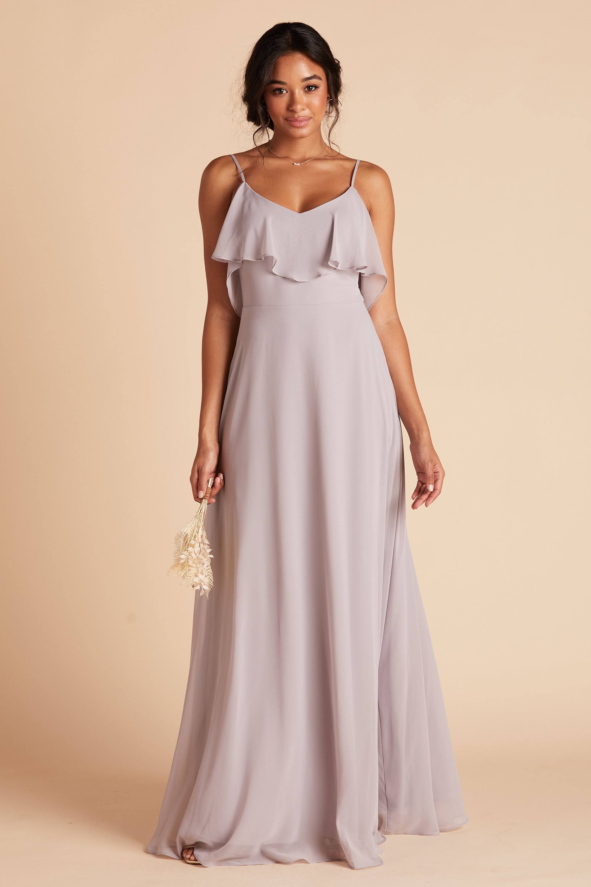 Birdy Grey Jane Convertible Chiffon Bridesmaid Dress in Lilac XL / Lilac