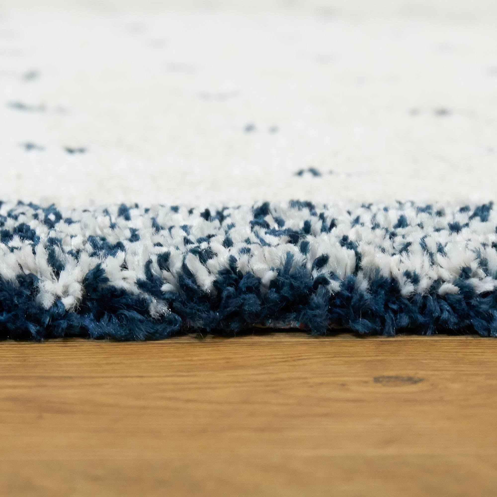 BALTA Crivelli Modern Shag Navy 8 ft. x 10 ft. Area Rug, Blue