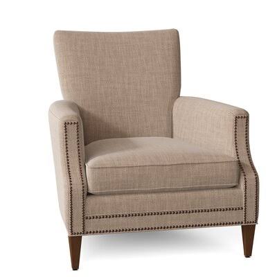 Carlitos 32x22 Wide Down Cushion Armchair Body Fabric: Conversation Linen