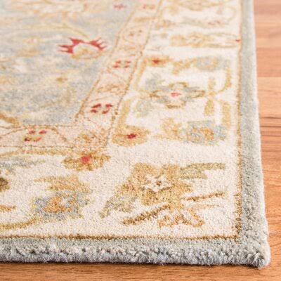 Charlton Home Otwell Blue/Beige Area Rug - Rug Size: Square 6&