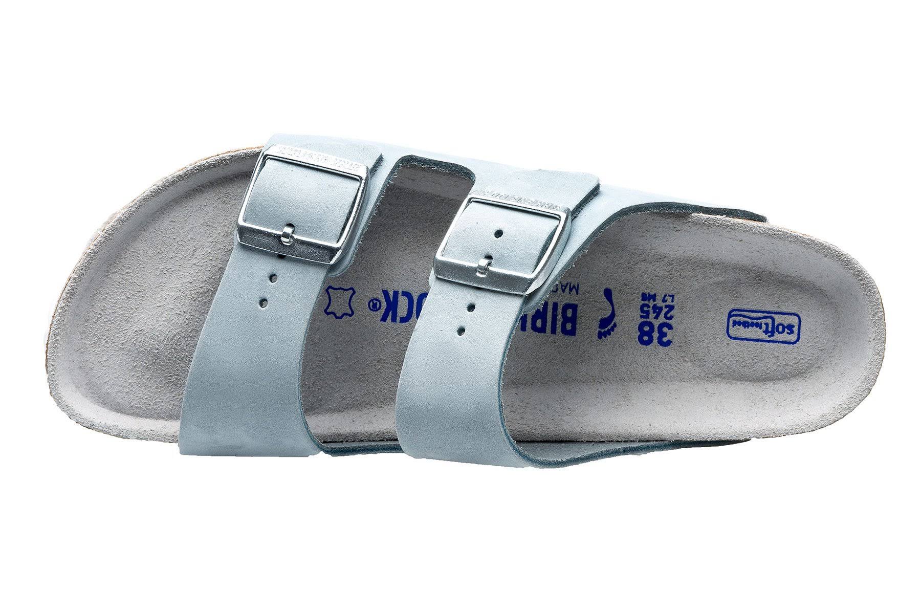 Birkenstock Arizona Soft Footbed (Sky Nubuck) Women's Sandals