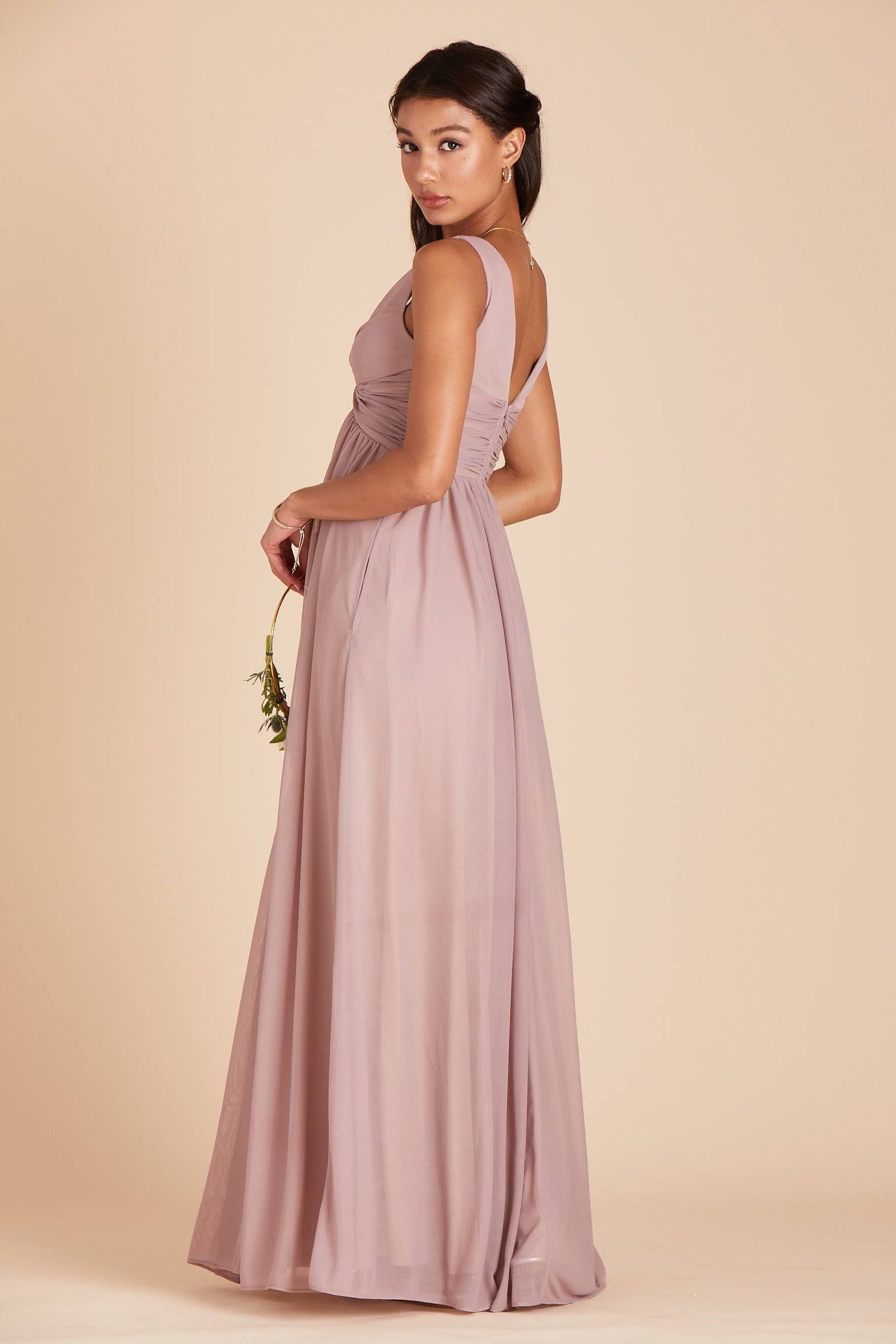 Birdy Grey Lianna Bridesmaid Dress in Mauve M / Mauve