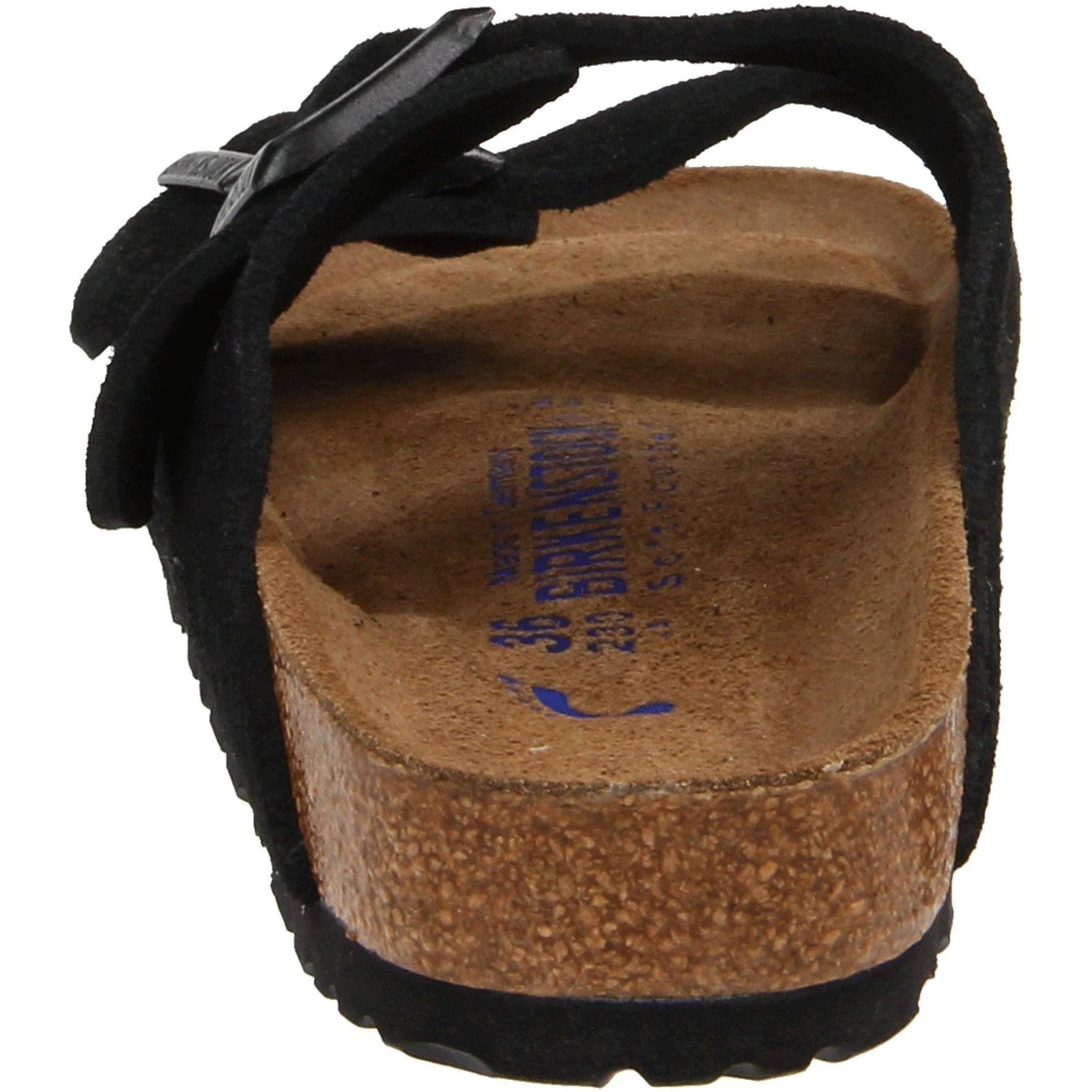 Birkenstock Unisex Arizona SF Sandal Black Suede 45 N