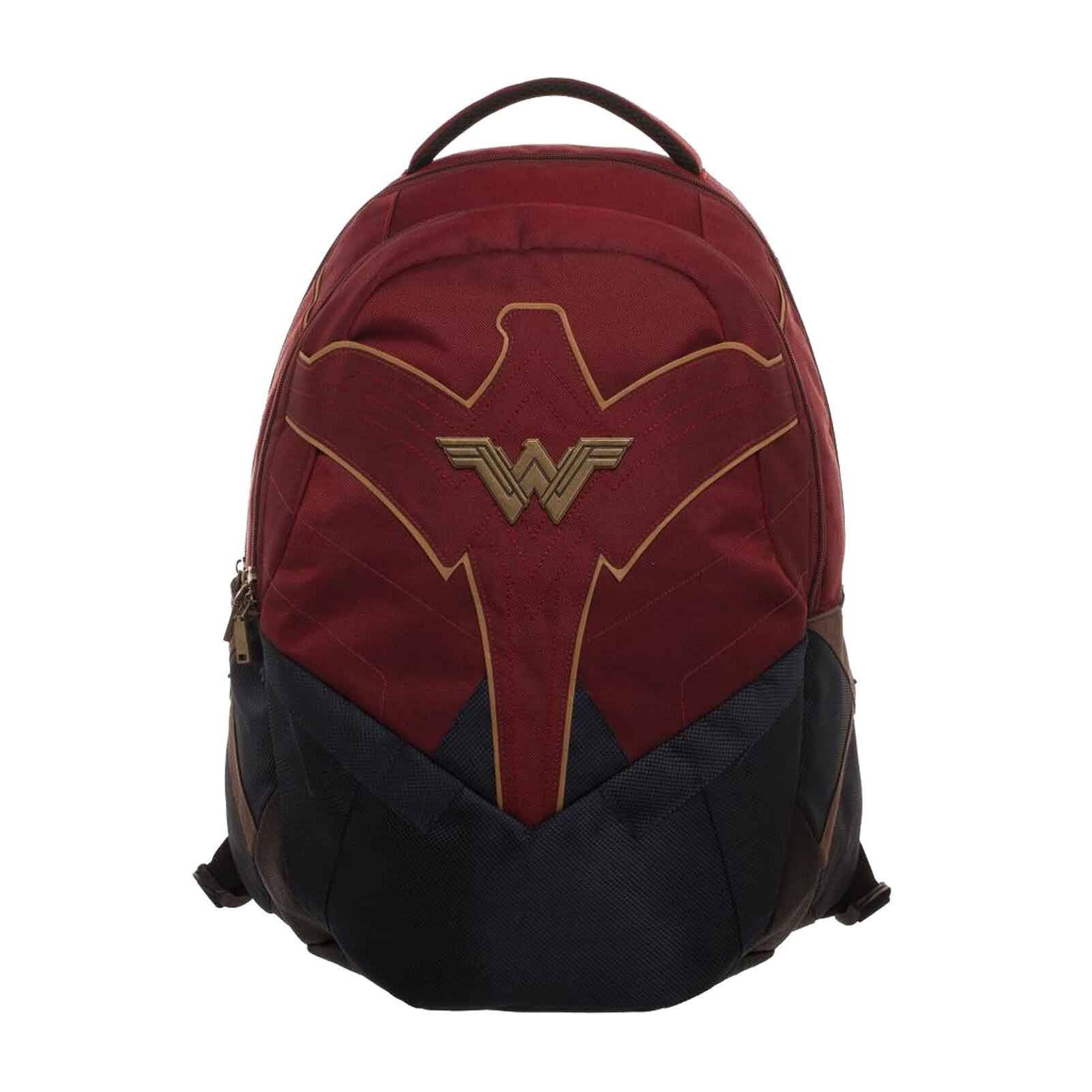 Wonder Woman Backpack Bag W Logo New Official DC Comics Red