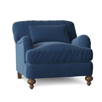 Wivenhoe 39x22 W Armchair Birch Lane Body Fabric: Classic Indigo