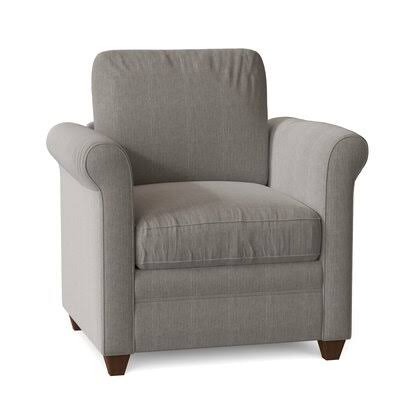 Allensby 35x22 Wide Armchair Birch Lane Body Fabric: Hanover Concrete