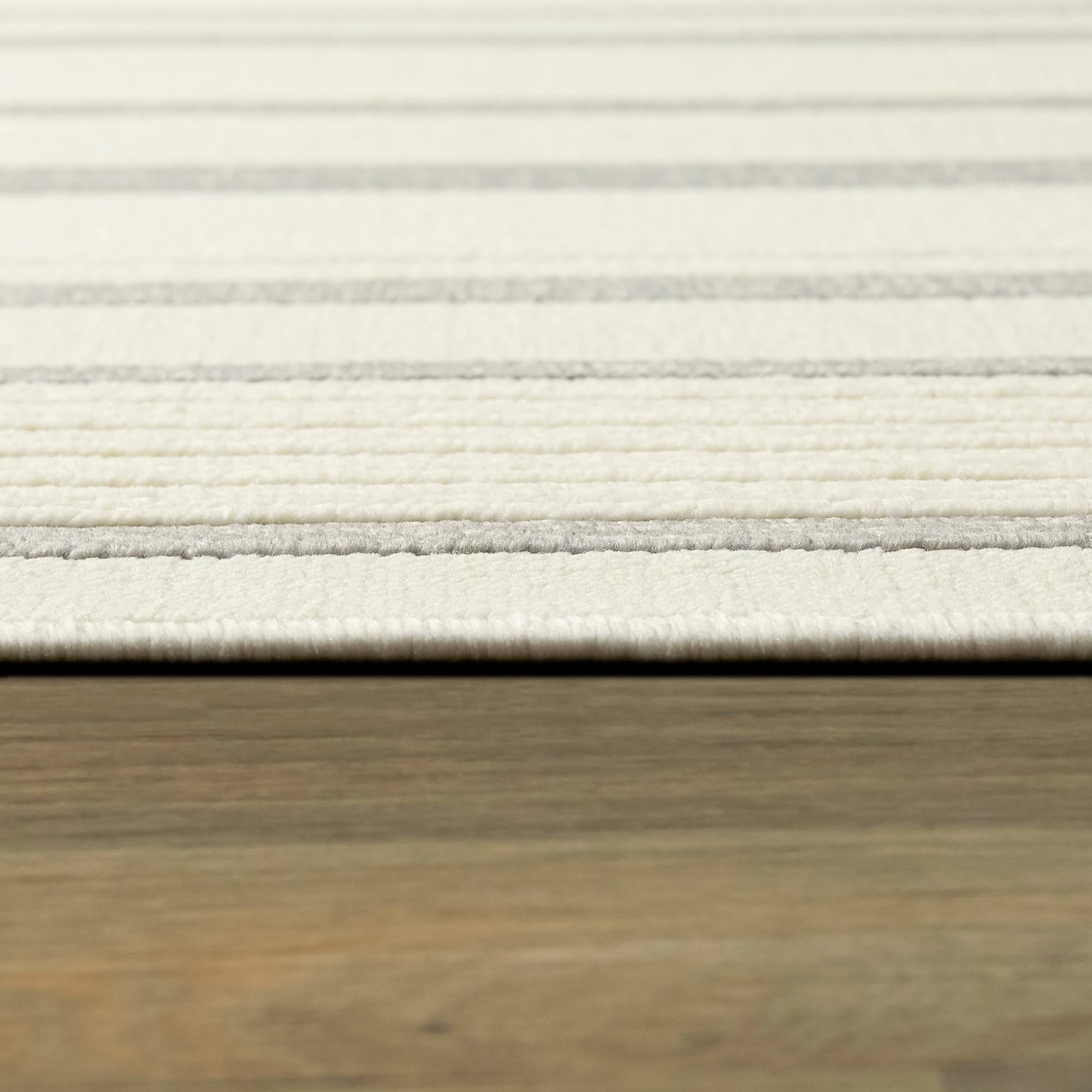 Antonin Striped Indoor/Outdoor Area Rug - 2&7x22 x 7& Runner - Ivory
