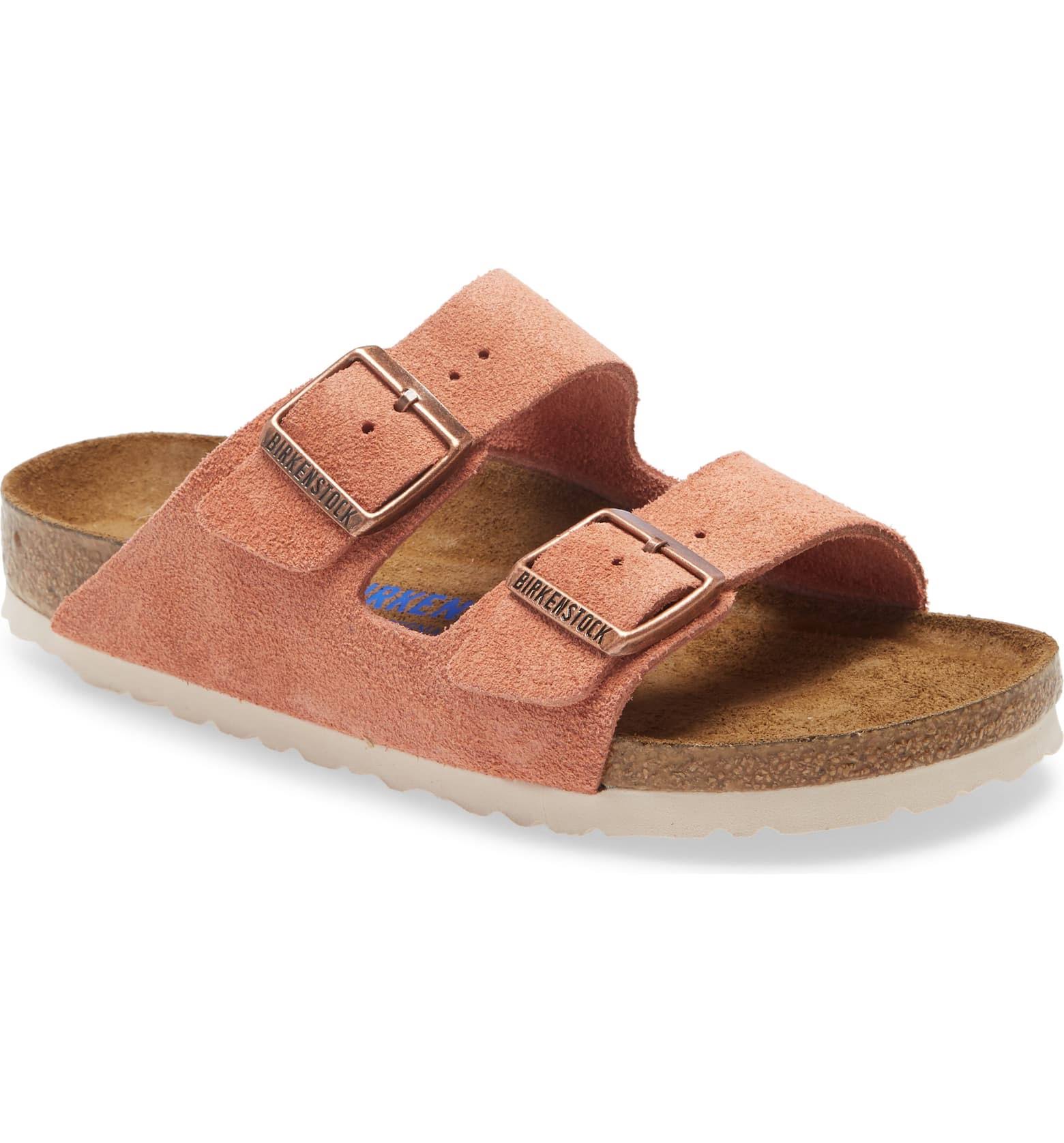 Birkenstock Women's Arizona Soft Footbed Sandals - Earth Red 37