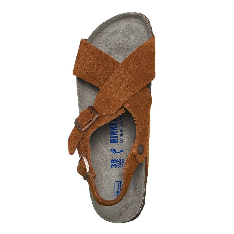 Birkenstock W Tulum SFB Suede - Mink - US 11 - Women