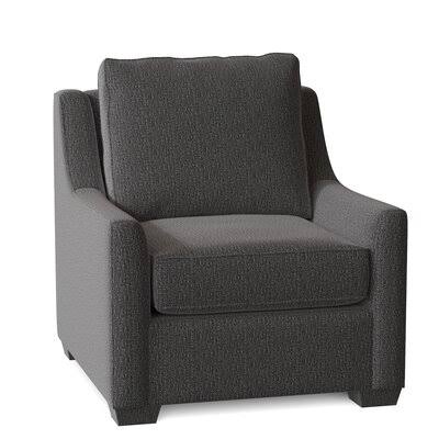 Birch Lane Godwin 33x22 Wide Armchair Body Fabric: Anthem Charcoal