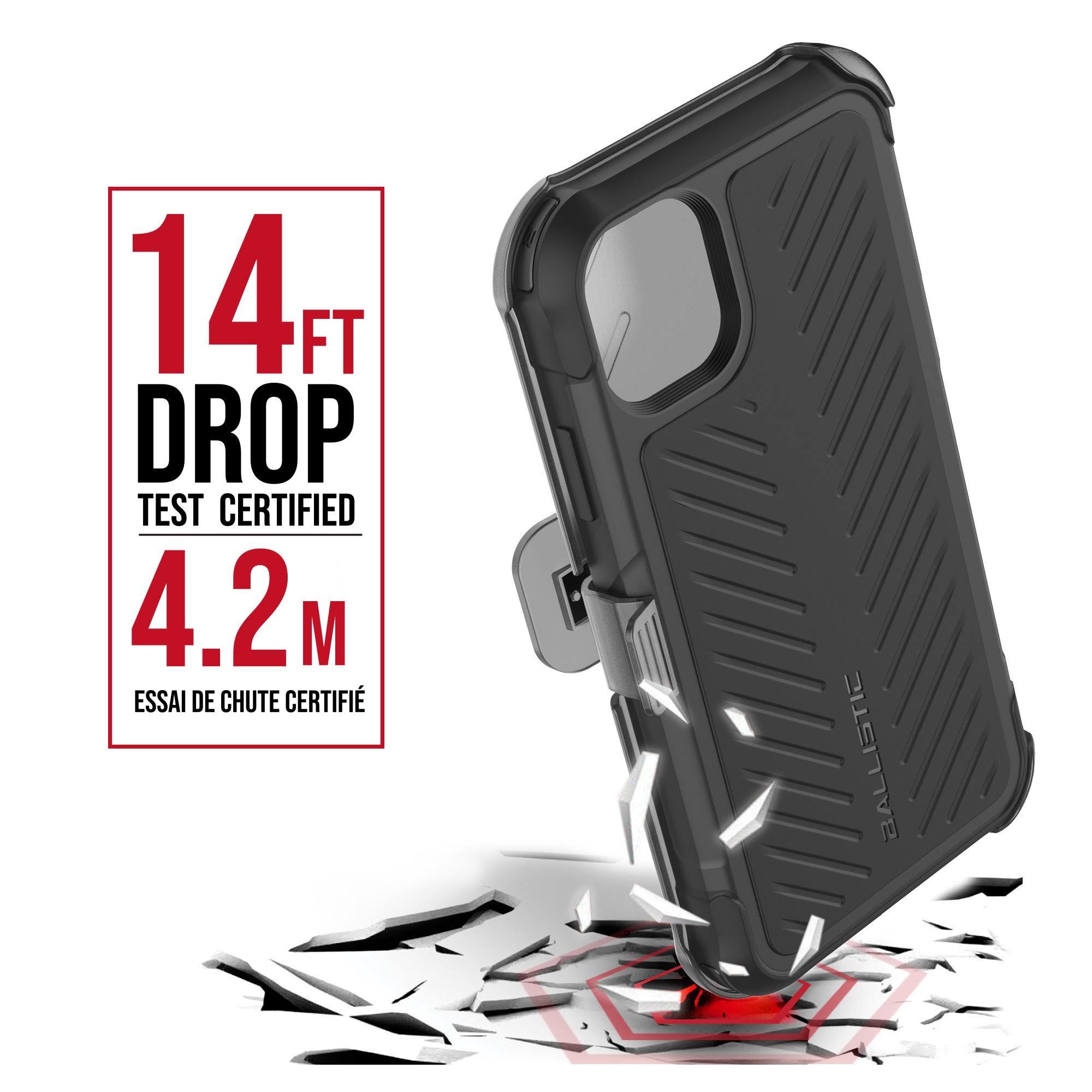 Ballistic Tough Jacket Maxx Series Holster Case for iPhone 11 Pro 5.8 Black