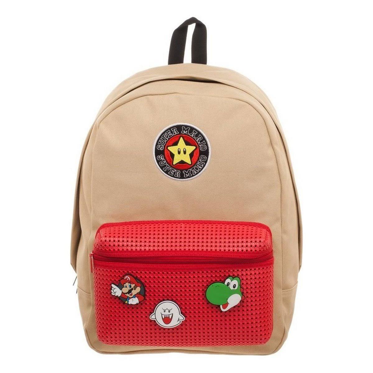Mario Brothers Backpack w/ Patches